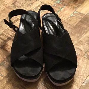 Eileen Fisher Sandals Black Size 8.5